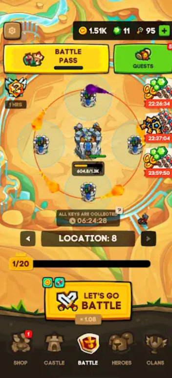 守卫塔防御(apex lands)