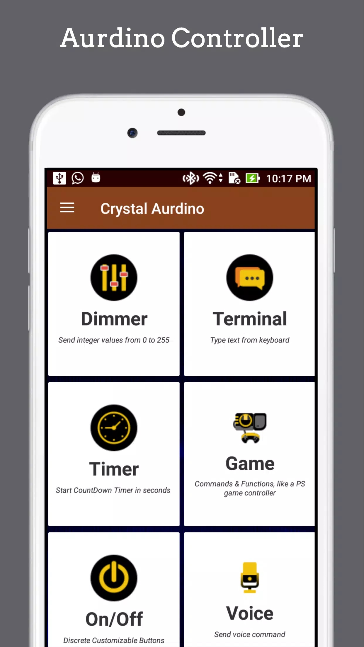 Crystal Arduino蓝牙控制器